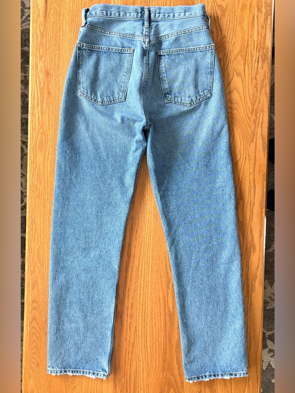 Agolde 90'S PINCH WAIST HIGH RISE STRAIGHT Denim Jeans Size 27” - Picture 3 of 5